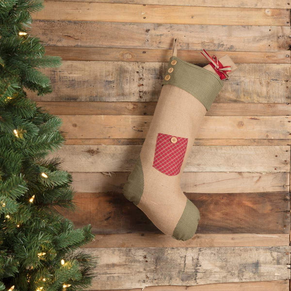 Dolly Star Red Pocket Stocking - Olde Glory
