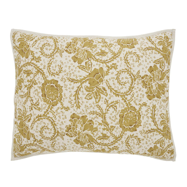 Dorset Gold Quilted Pillow Sham - Olde Glory