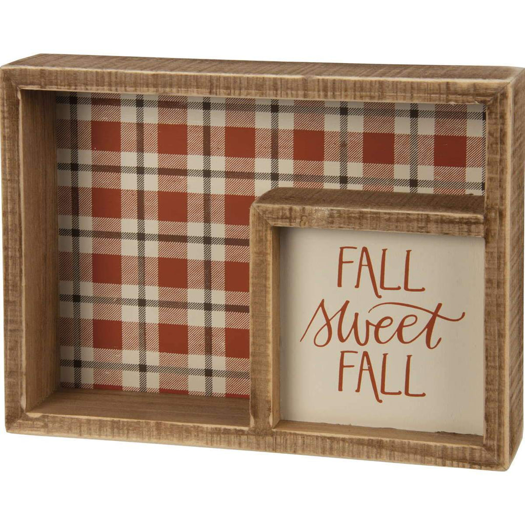 Fall Sweet Fall Framed Inset Sign - Olde Glory