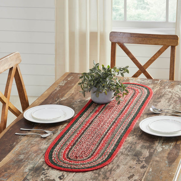 Forrester Braided Indoor/Outdoor Table Runner - Olde Glory