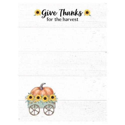 Give Thanks for the Harvest Magnetic Notepad - Olde Glory