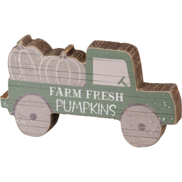 Green Farm Fresh Pumpkins Truck - Olde Glory