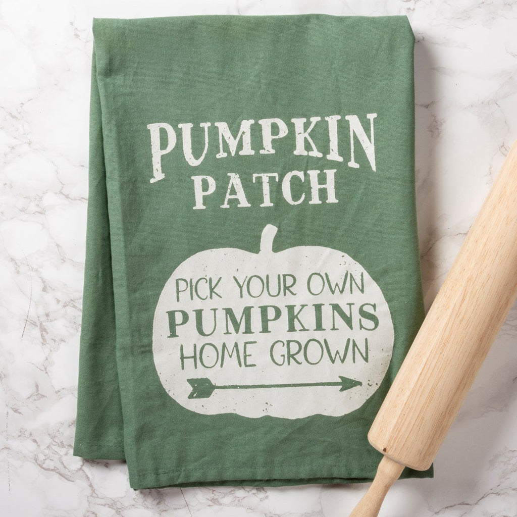Green Pick your Own Pumpkins Towel - Olde Glory