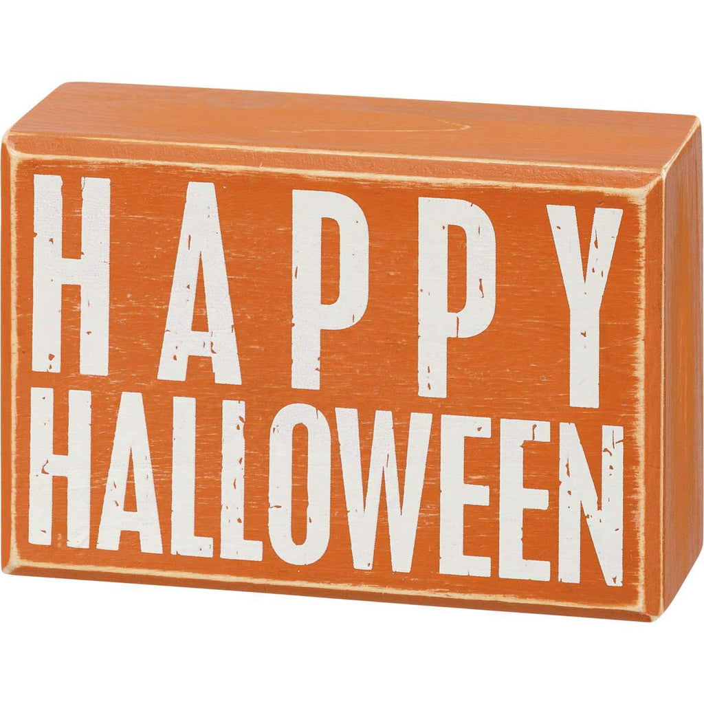 Happy Halloween Box Sign & Socks Set - Olde Glory