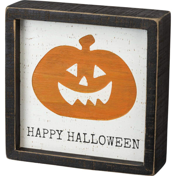 Happy Halloween Framed Inset Sign - Olde Glory