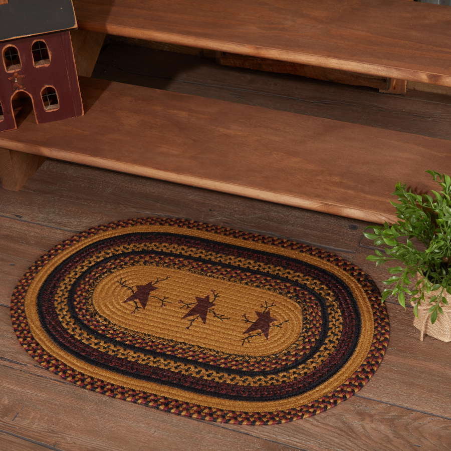 Heritage Farms Star and Pip Berries Rug - Olde Glory