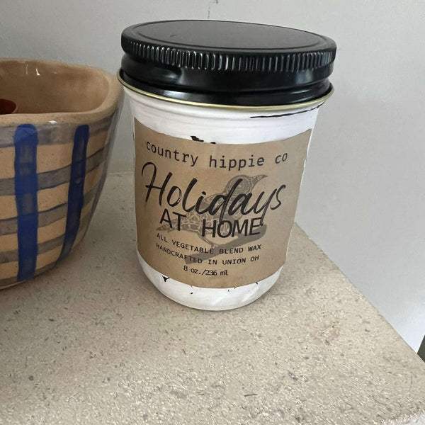 Holidays at Home Rustic Farmhouse 8oz Jar Candle - Olde Glory