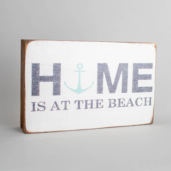 Home Anchor Decorative Wooden Block - Olde Glory