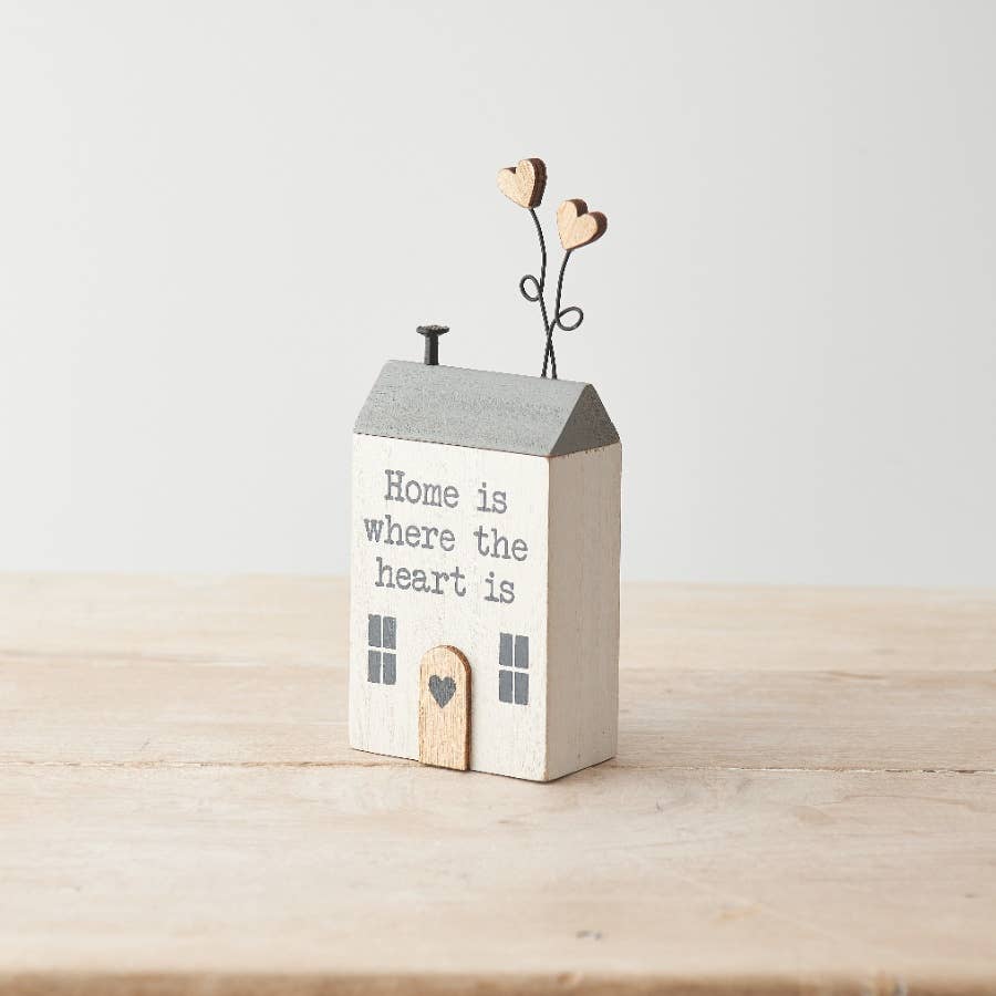 Home Is Where The Heart Is Wooden House - Olde Glory