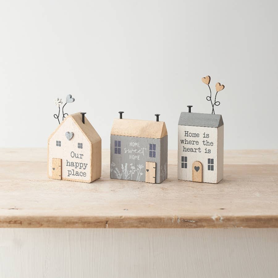 Home Is Where The Heart Is Wooden House - Olde Glory