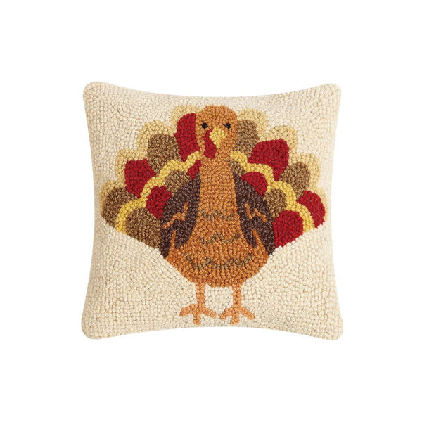 Hooked Turkey Cushion - Olde Glory
