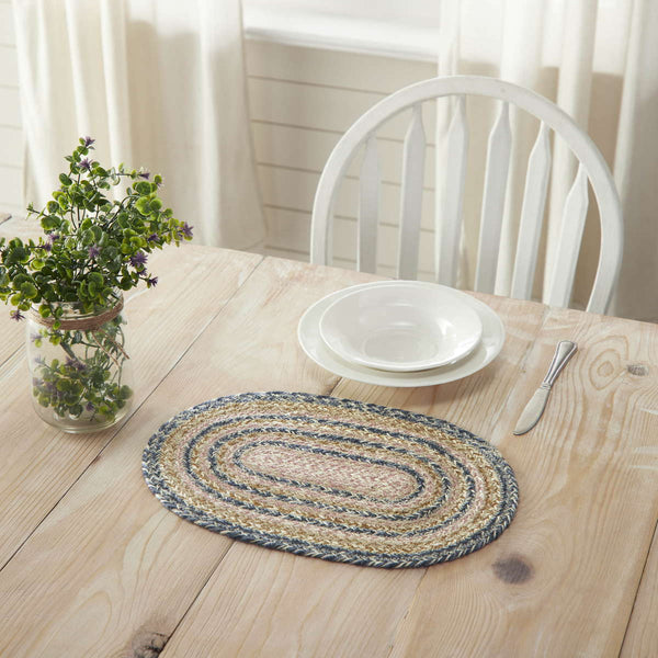 Kaila Jute Oval Braided Placemat - Olde Glory
