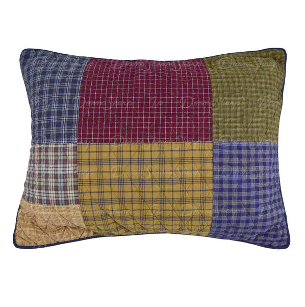 Lakehouse Patchwork Quilted Sham - Olde Glory