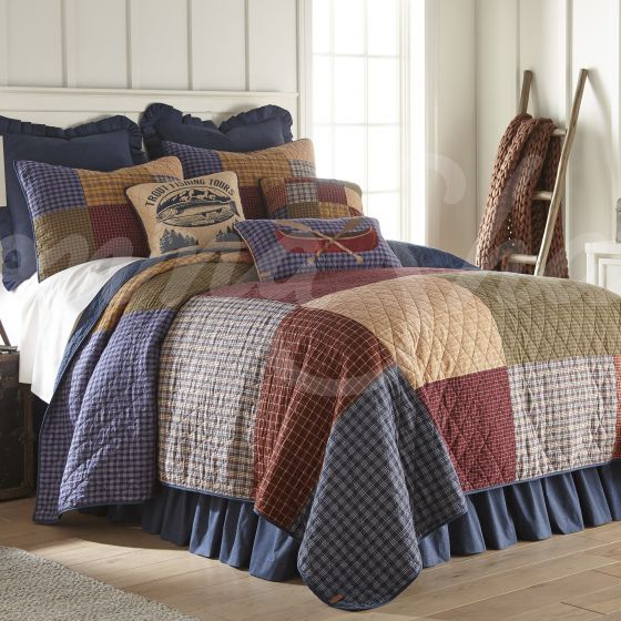 Lakehouse Patchwork Quilted Sham - Olde Glory