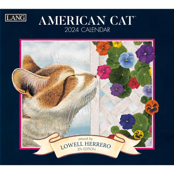 LANG American Cat 2024 Wall Calendar Lang and Legacy Calendars UK