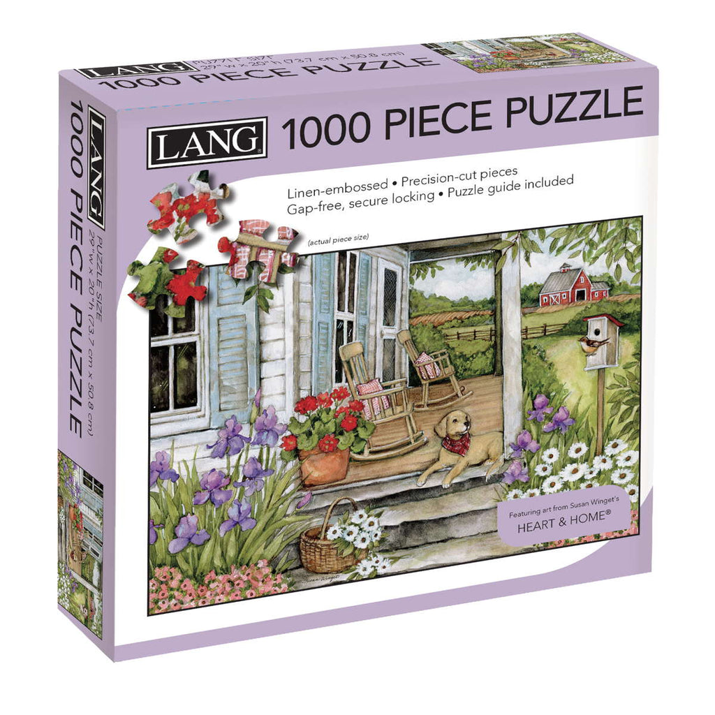 LANG Country Home 1000 Piece Jigsaw Puzzle - Olde Glory