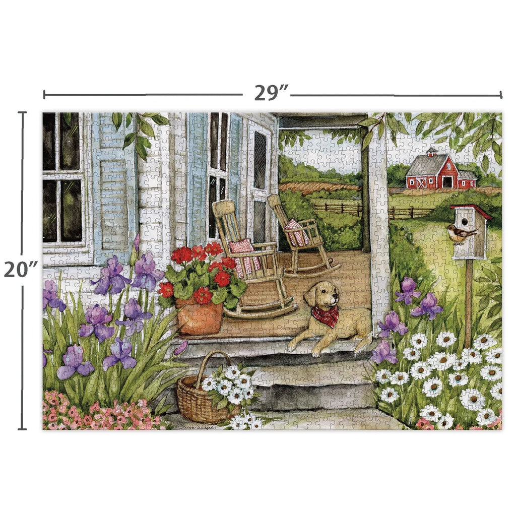 LANG Country Home 1000 Piece Jigsaw Puzzle - Olde Glory
