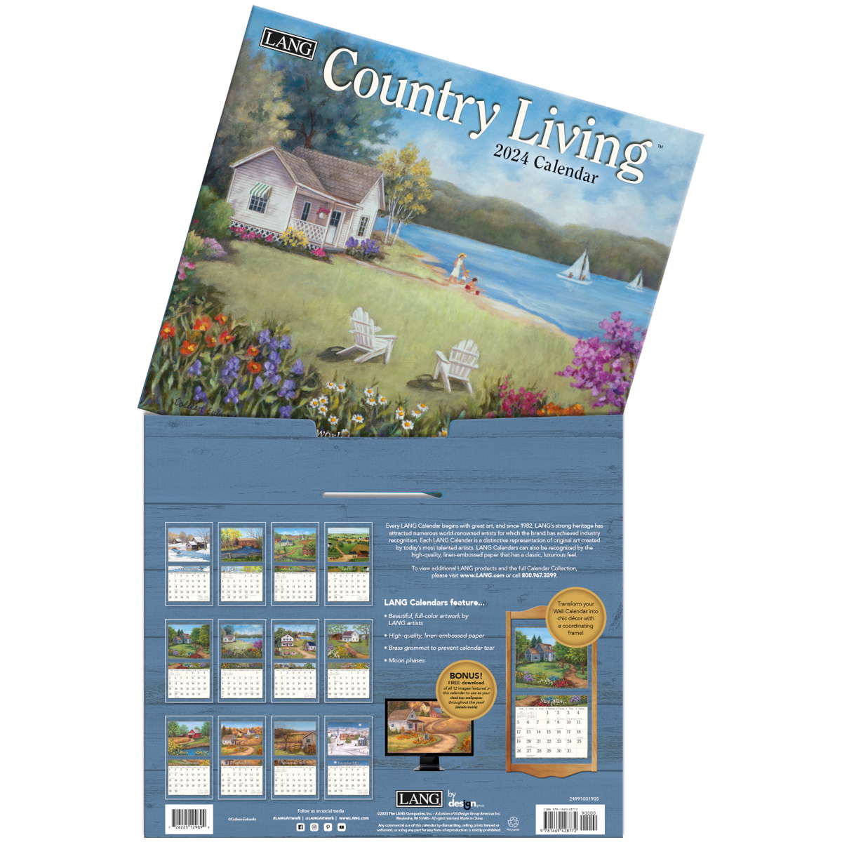 LANG Country Living 2024 Wall Calendar | LANG Calendars in the UK LANG Country Living 2024 Wall Calendar | LANG Calendars in the UK