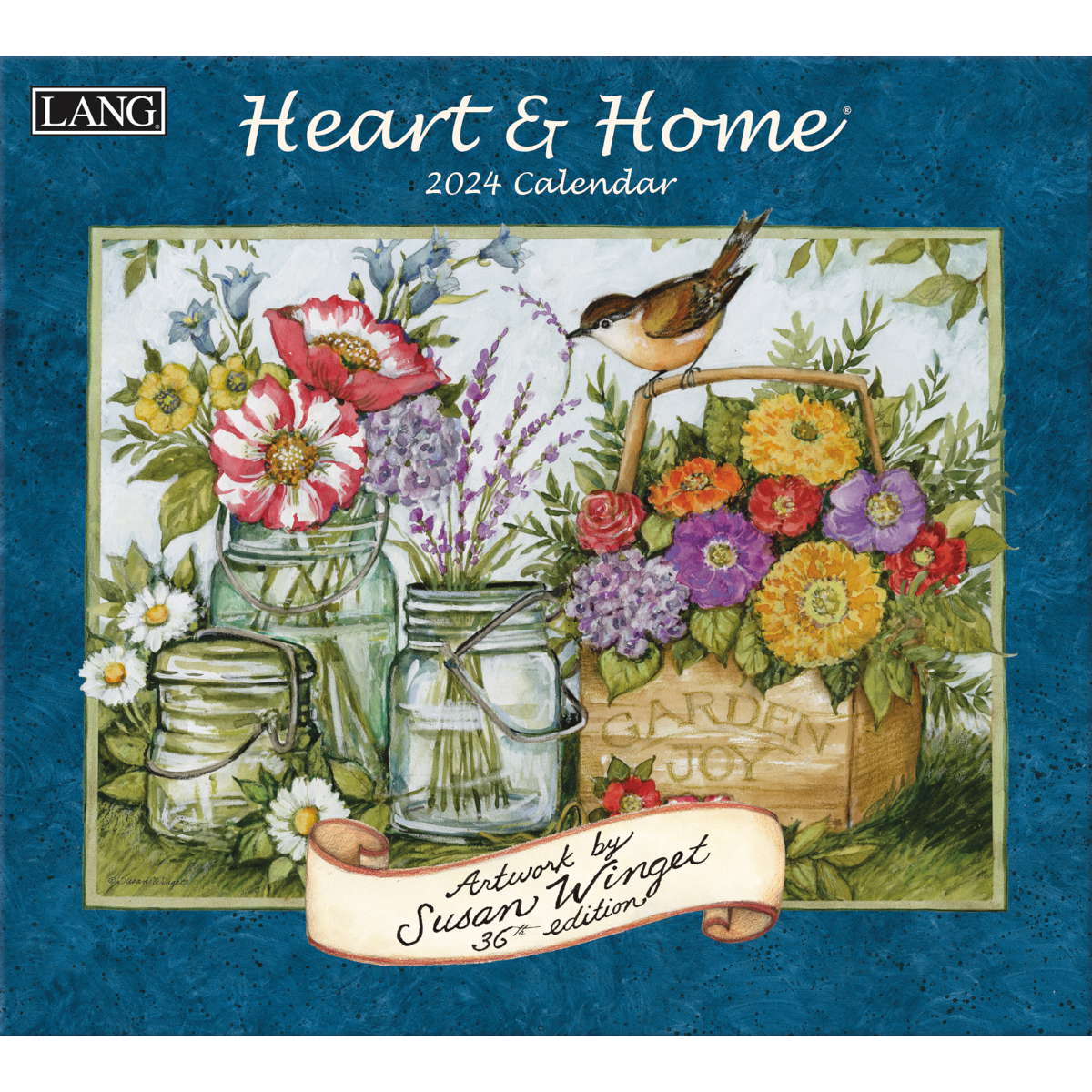 LANG Heart & Home 2024 Wall Calendar LANG Calendars Olde Glory UK