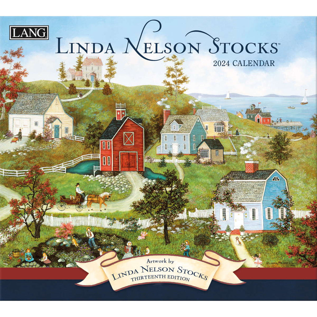 LANG Linda Nelson Stocks 2024 Wall Calendar LANG Calendars in UK