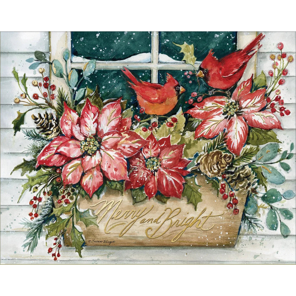 LANG Merry & Bright Greetings Boxed Cards - Olde Glory