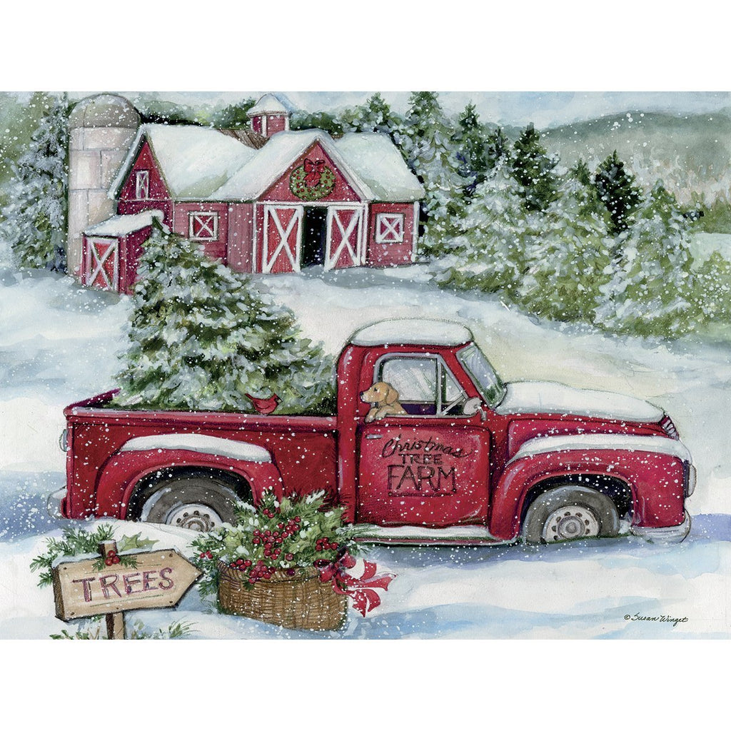 LANG Santa's Truck Jigsaw Puzzle - Olde Glory