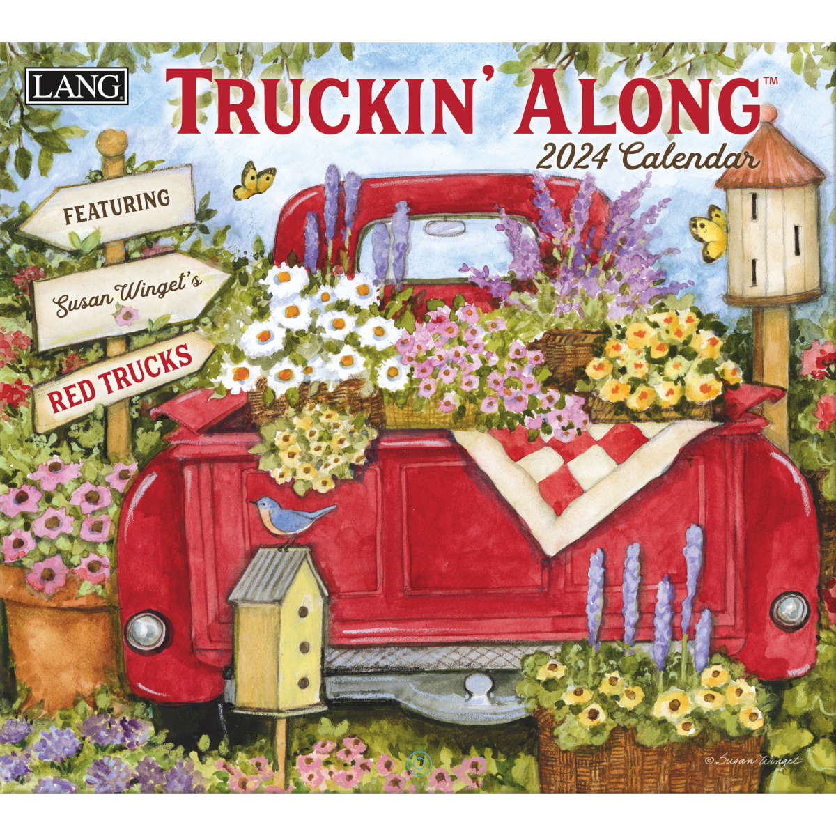 LANG 2024 Truckin Along Wall Calendar In The UK By Susan Winget Olde Glory LANG 2024 Truckin Along Wall Calendar In The UK By Susan Winget Olde Glory