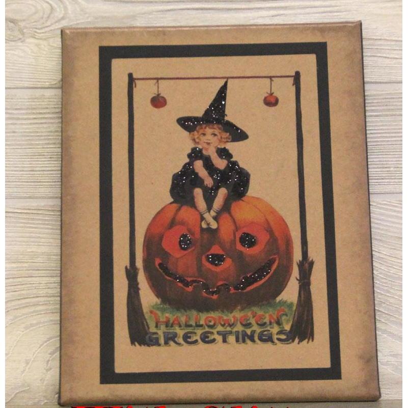 Lil Witch Retro Canvas - Olde Glory
