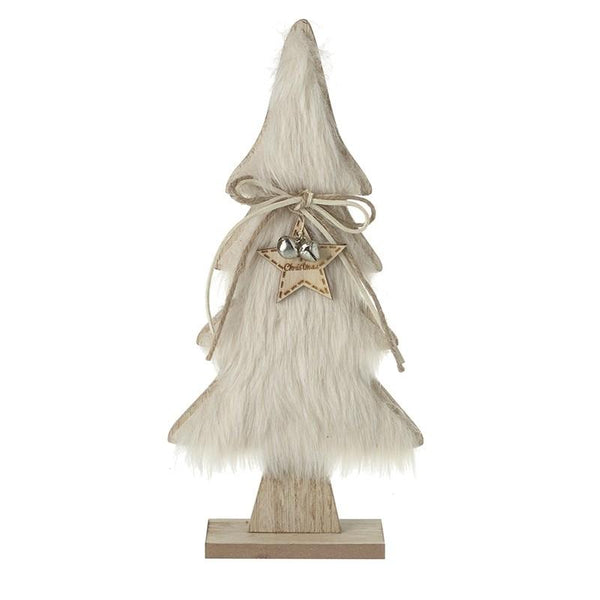 Lodge Style Wooden Tree with Fur - Olde Glory