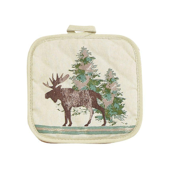 Moose and Trees Pot Holder - Olde Glory