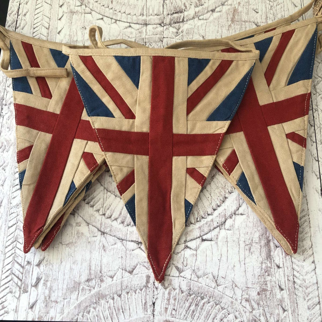 Nautical Style Union Jack Cotton Bunting - Olde Glory