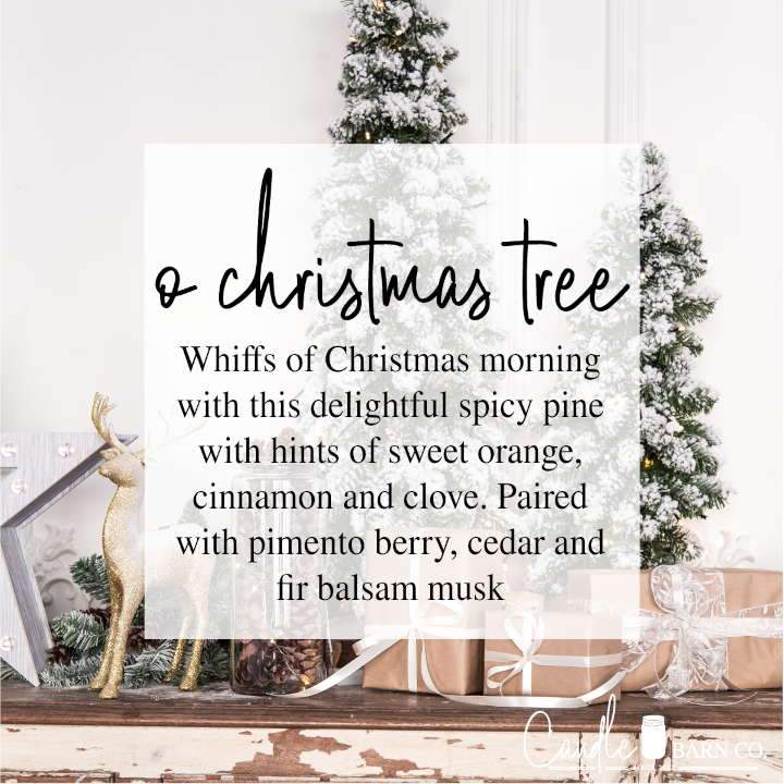 O Christmas Tree 16oz Mason Jar Soy Candle - Olde Glory