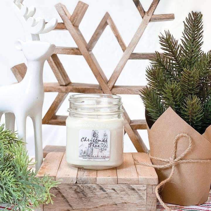 O Christmas Tree 8oz Mason Jar Soy Candle - Olde Glory