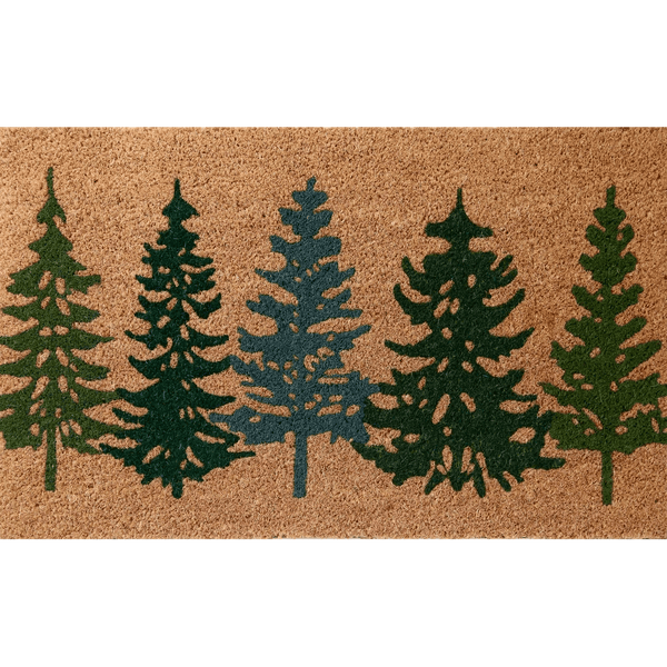 Pine Trees Coir Doormat - Olde Glory