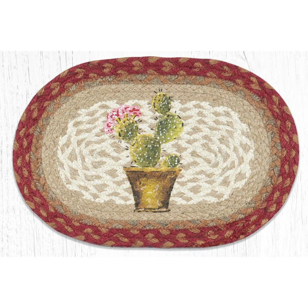 Potted Cactus Braided Jute Mat - Olde Glory