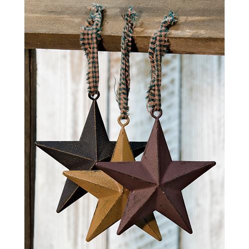 Primitive Barn Star Ornament - Olde Glory