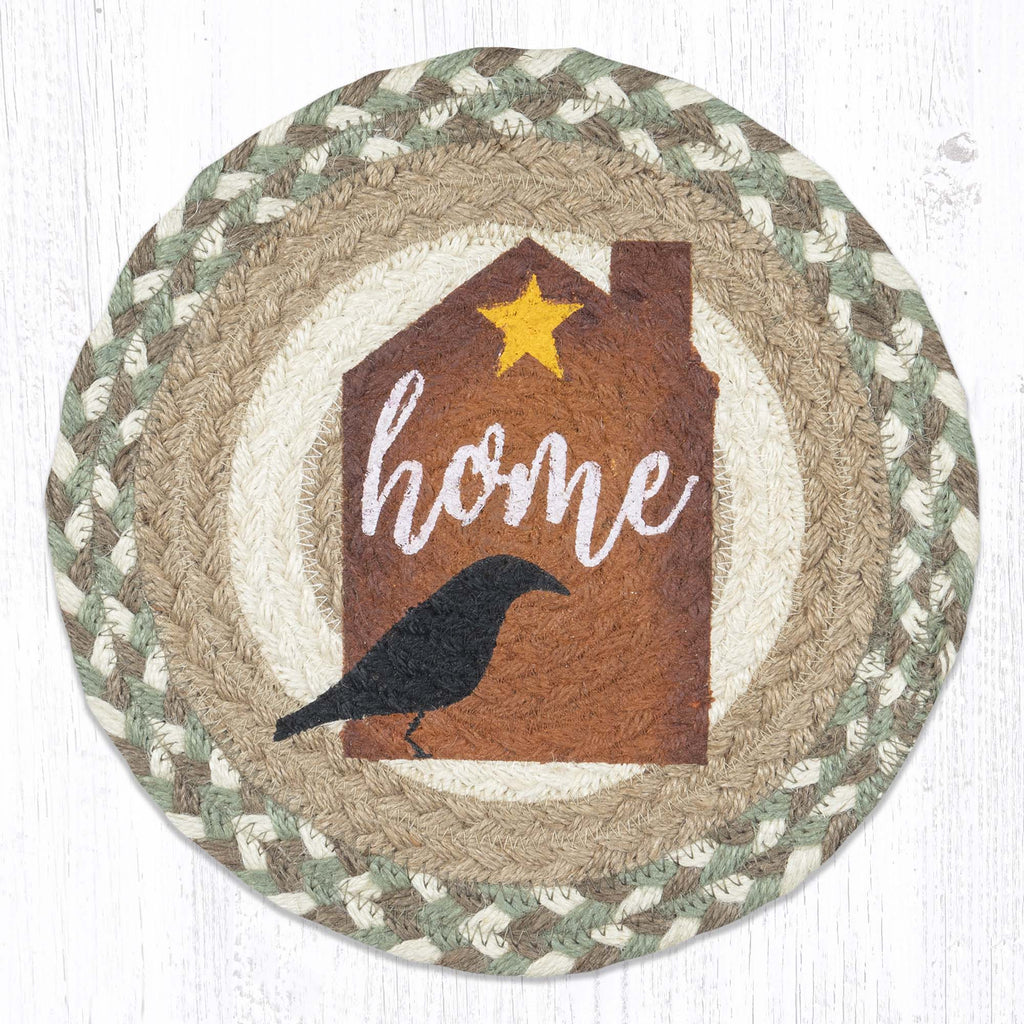 Primitive Home Crow Trivet Mat - Olde Glory