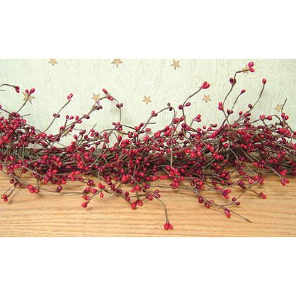 Red and Burgundy Pip Berry Garland - Olde Glory
