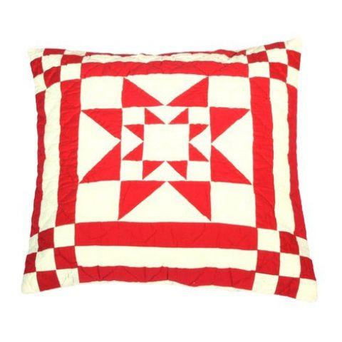 Red Guiding Star Cushion - Olde Glory