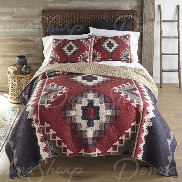 Red Mohave Quilt Set - Olde Glory