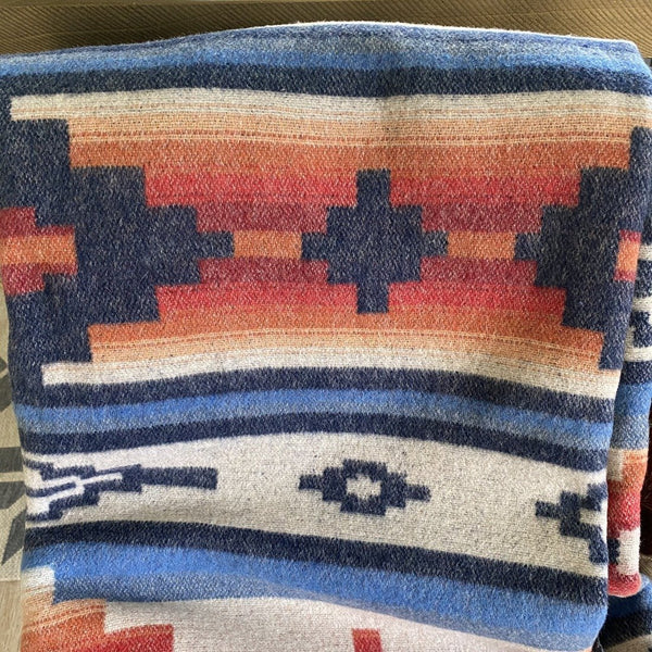 Red Rock Canyon Native American Style Wool Blend Washable Throw UK ...