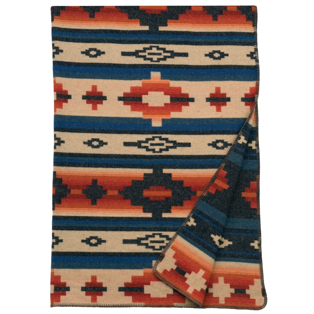 Native Natural Throw Red Rock Canyon Native American Style Wool Blend Washable Throw UK ...