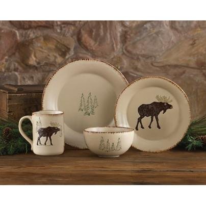 Rustic Lodge Moose Crockery - Main Image