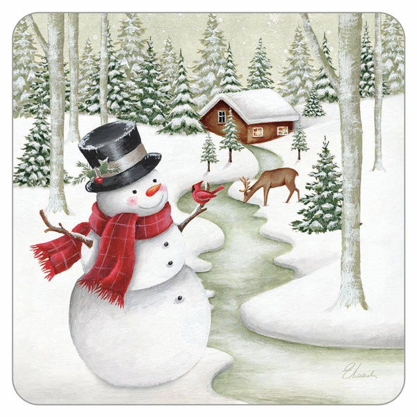 Snowman & Deer Coaster - Olde Glory