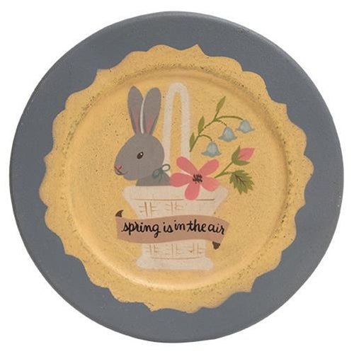 Spring is in the Air Decorative Bunny Plate - Olde Glory