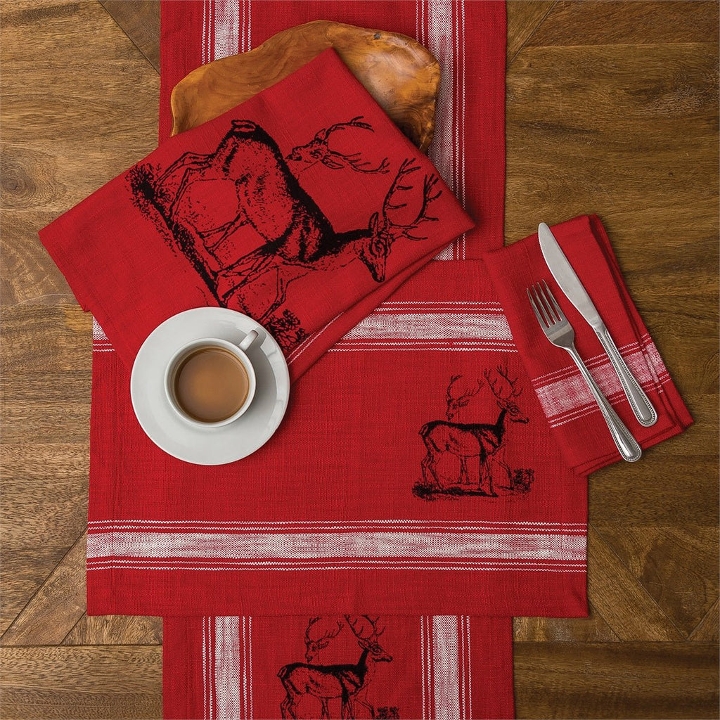 Stag Feed Sack Table Runner - Olde Glory