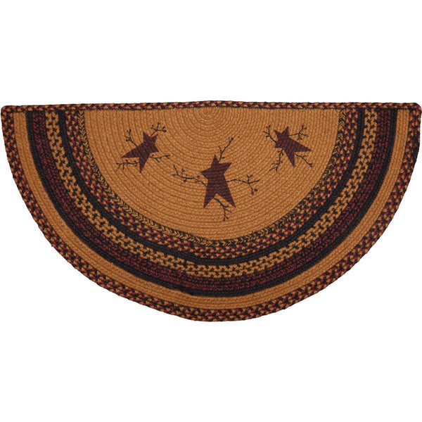 Star and Pip Berries Half Moon Rug - Olde Glory