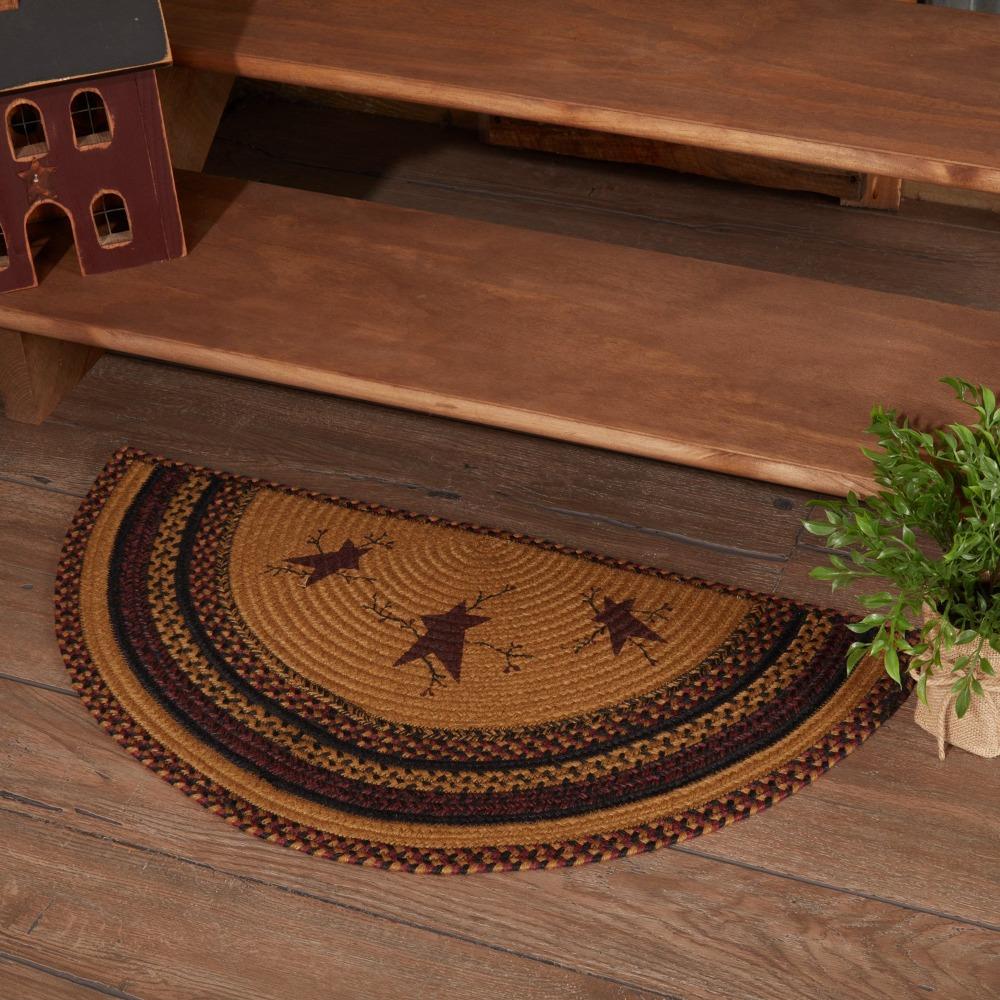 Star and Pip Berries Half Moon Rug - Olde Glory
