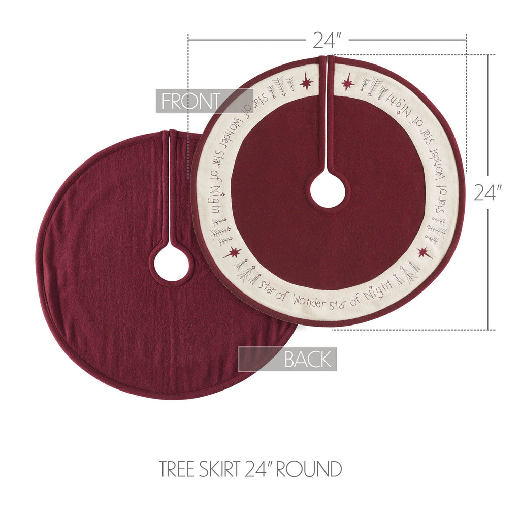 Star of Wonder Christmas Tree Skirt - Olde Glory