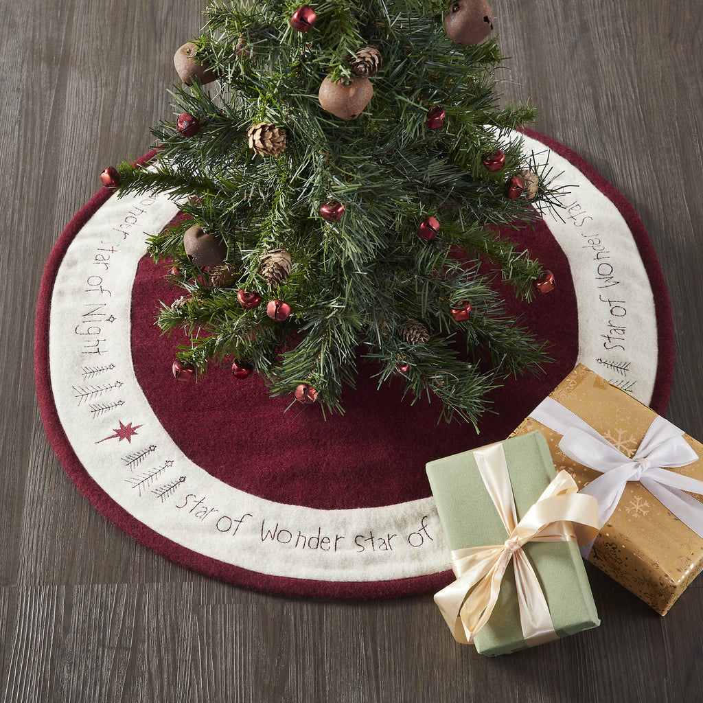 Star of Wonder Christmas Tree Skirt - Olde Glory